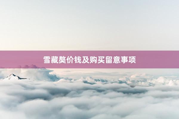 雪藏獒价钱及购买留意事项